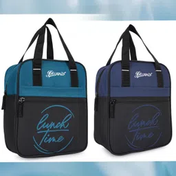 plurals New Stylish Storage TIffin BAG School/Collage Or Picnic Unisex Water Waterproof Lunch Bag image 1