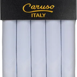Caruso Italy Men's Premium White ["White"] Handkerchief-picture-14