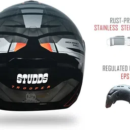 studds Trooper D2 Motorbike Helmet image 5