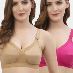 floret Pack of 2 Women Full Coverage Non Padded Bra image 1