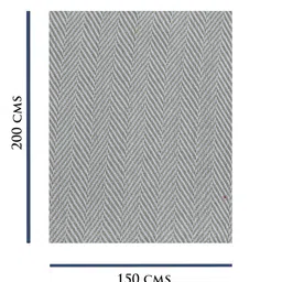 jamio firati Green Cotton Geometric 80x60 Inches Sofa Throw image 3