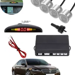 peeps store Universal 4 Silver Reverse Parking Sensor-PS25N151 Universal 4 Silver Reverse Parking Sensor-PS25N151 Parking Sensor-picture-36