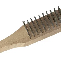 inditrust Wood wire brush 1pc for Rust, Corrosion and Paint Removal Handle Scratch Brush-picture-23