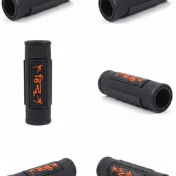 ssmmoto black and saffron Handle Bar Grip For Universal For Bike Universal For Bike image 5