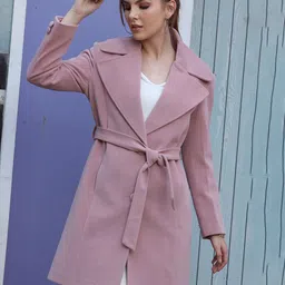plagg Wool Solid Coat For Women image 1