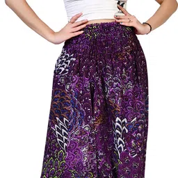 letz dezine Printed Rayon Women Harem Pants image 4