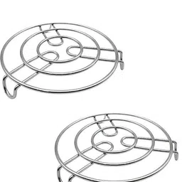 fidi Trivet for hot dishes, Kitchen| Steel Pot Cooker Stand | Utensil Vessel Holder | Steel Trivet-picture-44