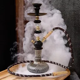 Premium Designer Crystal Style 18 inch Glass Hookah-image-8