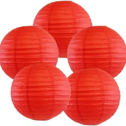 orama Rice Paper Ball Lamp Round Hanging Ball Paper Hanging Lantern Paper Lamp Red Paper Hanging Lantern-picture-40
