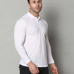 inkkr Pack of 2 Men Solid Polo Neck Polycotton Multicolor T-Shirt image 3