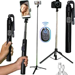 kaku Y17 Selfie Stick Tripod Stand for Photography Extendable Selfie Stick 170cm Long Tripod, Monopod Kit, Tripod Kit, Monopod image 1