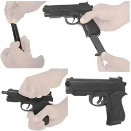 cambly Quick Load PUBG Air Mauser Toy Gun with 80 BB Bullets| Army, Police Toy Gun| Guns & Darts image 3