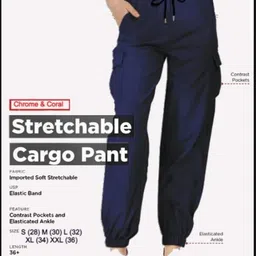chrome & coral Women Cargos-picture-28