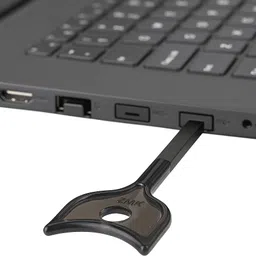 USB USB Port Blocker with Key Lock 50 Locks + 5 Keys Plasti Port Lock Security Device for Laptop Desktop PC Prevent Data Theft & Dust Made for India Laptop Accessory image 1