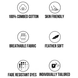 Peach Solid 300 TC 100% Cotton Single Bed Sized Bed Sheets With 1 Pillow Cover by Petal Home image 4