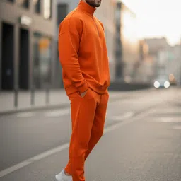 mack jonney Solid Men Track Suit image 2