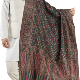manra Wool Paisley Men Shawl-picture-14
