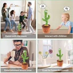 f a s t f r i e n d s Cactus Singing Cactus Toy 120 Songs Mimicking Talking Cactus Toys Wiggly Repeat image 5