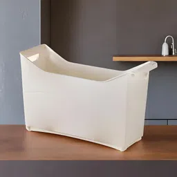 decortwist Plastic MultiPurpose Storage Basket with Wheels Portable Organizer for Kitchen, Bathroom Storage Basket-picture-27