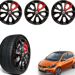cubodeplato FuryBlk_redpatch_14In_Tiago_2019 Wheel Cover For Tata Tiago-picture-10