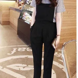 srk collection Women Black, Grey Dungaree-picture-13