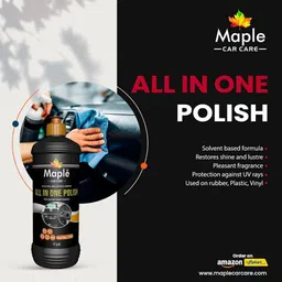 maple Paste Car Polish for Dashboard, Tyres, Metal Parts image 2