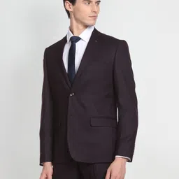 arrow Men Patterned Knit Zero Calorie Fit Two Piece Suit Woven Suit-picture-16