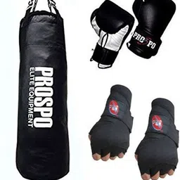 prospo Boxing Set For Men (36 " Punching Bag, Handwrap And Boxing Gloves) (Heavy Bag) Boxing Kit-picture-14