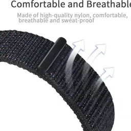 valente Nylon Loop Strap Compatible with Huawei Band 8/9/10 – Soft, Adjustable & Breathable Replacement Band Smart Band Strap image 4