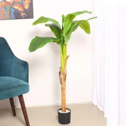 arick decor Artificial Banana Plants with Pot image 1