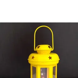 mzh Yellow Metal Hanging Lantern-picture-26