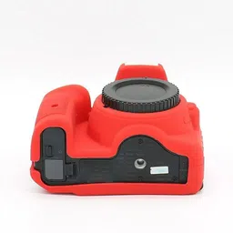 Camaura Silicone Protective Camera Cover/Case for D5500/D5600 - Red Camera Bag-image-21