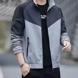 the indian shop Men Colorblock Casual Jacket-picture-15