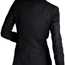 humjoli mens wear Men Solid Single Breasted Formal, Casual, Festive, Wedding Blazer image 2