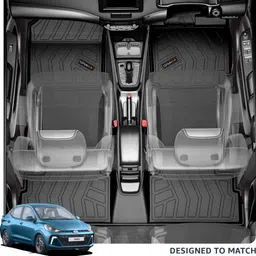 qpo TPV 5D Mat For Hyundai Aura image 2