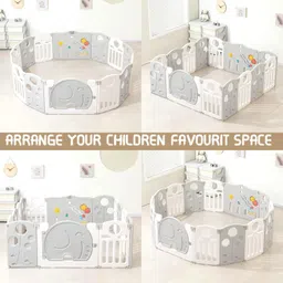 chekido 18 panel Playpen for Babies Infant Crib Cradle for Kids Toddler Play Yard Area image 4