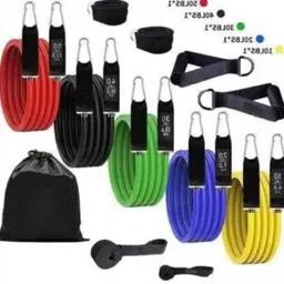 alornor 11 Pcs Portable Resistance Fitness Exercise Bands for Men&Women Resistance-F72 Resistance Tube-picture-16
