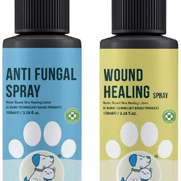 Anti-Fungal Spray for Dogs and Wound Healing Spray for Dogs Pet Spa Kit-image-1