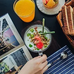 mirtonics Pack of 6 Glass Cup Tea & Coffee classic Cup Set in (6 Pcs Set) image 5