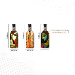 shree sanwariya crafts Eye-Catching Bottle Shape Design Wall Hanging for Home Decor Gift Item image 4