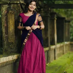 rivasha fashion Self Design Semi Stitched Lehenga & Crop Top-picture-16