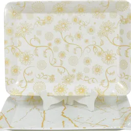 ariya Serving Tray Rectangle Heavy Melamine P1 Easy-to-Clean Dinner Plate-picture-14