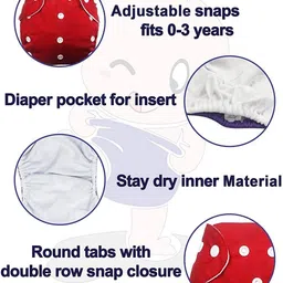 taido Baby Cloth Diaper for Babies Washable & Reusable Nappy for Newborn Pocket Diaper image 3