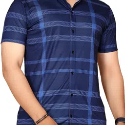 houseofcommon Men Regular Fit Checkered Casual Shirt-picture-24