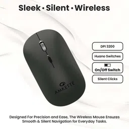 AMKETTE Wi-Key Mini 2 Multi Device Wireless Keyboard and Mouse Combo Set image 4