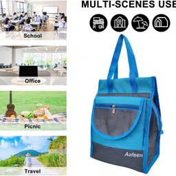 aafeen Multipurpose Lunch/Tiffin Bag for Men and Women,Kids , School , Picnic , Work Carry Bag for Lunch Box Waterproof Lunch Bag image 4