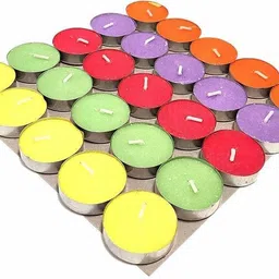 chiklit enterprise Wax Tealight Candles for Diwali Home Decor, Bedroom, Birthday Decoration(Pack of 50) Candle-picture-26