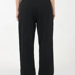 bewakoof Women Printed Black Track Pants image 2