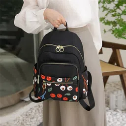 kgn collection Cherry Printed Artistic Style for Small Capacity Women's Bag Generation Backpack Waterproof Backpack-picture-24