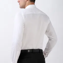 peter england Men Slim Fit Solid Formal Shirt image 3